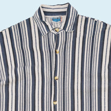 Lade das Bild in den Galerie-Viewer, Tarique Shirt Company Hemd 90er, blau/weiß, XL
