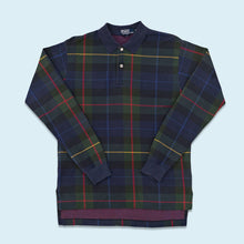 Lade das Bild in den Galerie-Viewer, Polo Ralph Lauren Polo Longsleeve 90er Made in the USA, grün/blau, M
