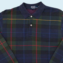 Lade das Bild in den Galerie-Viewer, Polo Ralph Lauren Polo Longsleeve 90er Made in the USA, grün/blau, M
