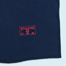 Lade das Bild in den Galerie-Viewer, T-Shirt &quot;Olympia Team USA Spalding&quot; 80er/90er single stitch, blau, L/XL
