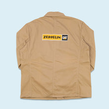 Lade das Bild in den Galerie-Viewer, Bücking Dreinaht Hemd &quot;Zeppelin Cat&quot; Workwear Sanforized 90er, beige/braun, XL/XXL
