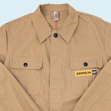 Lade das Bild in den Galerie-Viewer, Bücking Dreinaht Hemd &quot;Zeppelin Cat&quot; Workwear Sanforized 90er, beige/braun, XL/XXL
