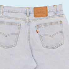 Lade das Bild in den Galerie-Viewer, Levi&#39;s Shorts &quot;550 Orange Tab&quot; 1994, blau, 33
