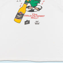 Lade das Bild in den Galerie-Viewer, Oneita T-Shirt &quot;Miller Genuine Draft Beer&quot; 90er single stitch, weiß, XL/XXL
