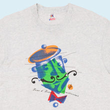 Lade das Bild in den Galerie-Viewer, Fruit of the Loom T-Shirt &quot;Bachus Tour d&#39; France&quot; 1996 single stitch, Made in the USA, grau, L schmal
