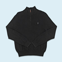 Lade das Bild in den Galerie-Viewer, Polo Ralph Lauren Quarter Zip &quot;Pima Cotton&quot;, schwarz, M
