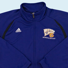 Lade das Bild in den Galerie-Viewer, Adidas Trainingsjacke &quot;Western Illinois Womens Soccer&quot; ClimaCool2006, lila, L/XL Damen
