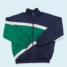 Lade das Bild in den Galerie-Viewer, Nike Trainingsjacke 90er, grün/blau, L/XL
