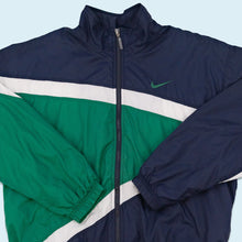 Lade das Bild in den Galerie-Viewer, Nike Trainingsjacke 90er, grün/blau, L/XL
