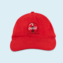 Lade das Bild in den Galerie-Viewer, Coca Cola Mütze &quot;Erfrischend ab Werk-Team&quot; 90er/00er, rot, Einheitsgröße
