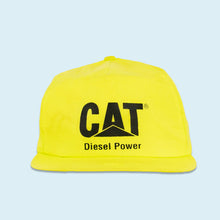 Lade das Bild in den Galerie-Viewer, CAT Mütze &quot;Diesel Power&quot; 80er/90er, gelb, Einheitsgröße
