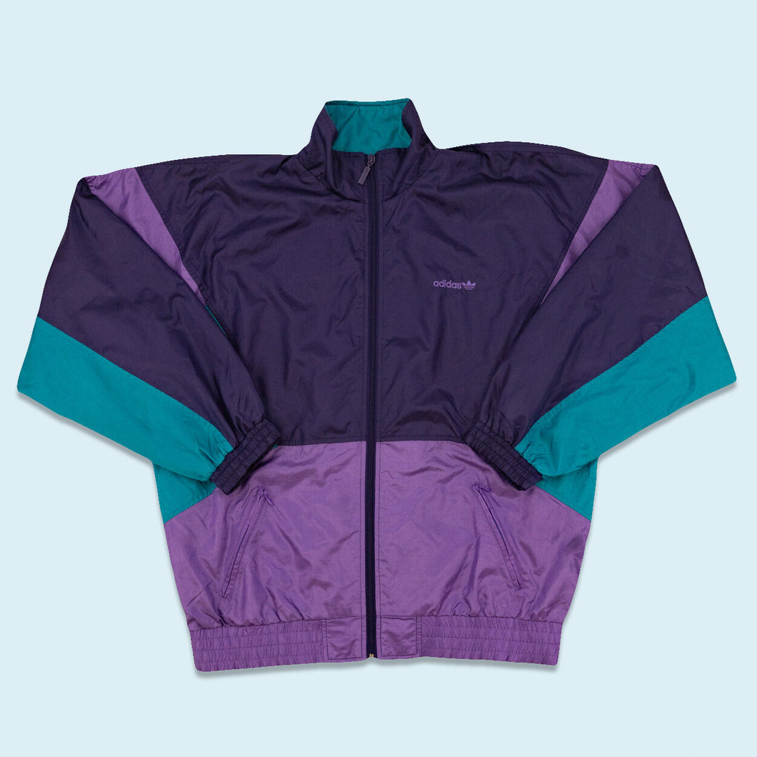 Adidas Trainingsjacke 90er, lila, XL