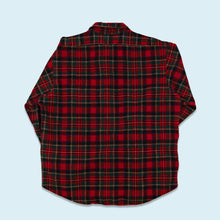 Lade das Bild in den Galerie-Viewer, Pendleton Hemd &quot;100% virgin Wool&quot; 60er/70er Made in the USA, rot, L etwas kürzere Ärmel
