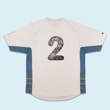 Lade das Bild in den Galerie-Viewer, Nike x Viva Trikot &quot;Promo Nummer 2&quot; 2000er Y2K, weiß/grau, L
