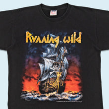 Lade das Bild in den Galerie-Viewer, B&amp;C T-Shirt &quot;Running Wild &#39;under Jolly Roger&#39;&quot; 2006, schwarz, M/L
