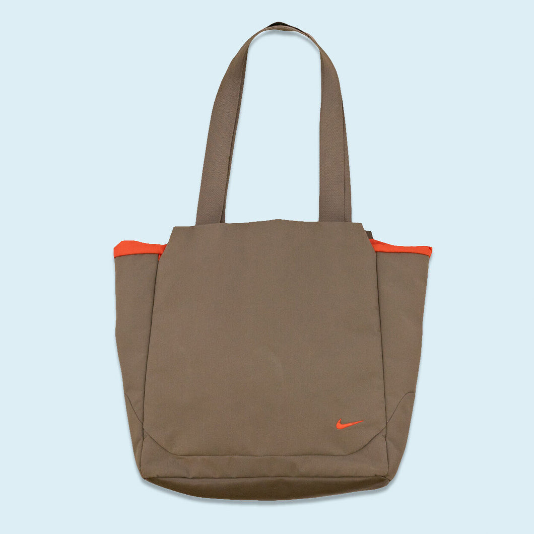 Nike Tasche Y2K 2000er, grau/grün