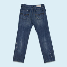 Lade das Bild in den Galerie-Viewer, Diesel Hose &quot;Larkee&quot; low waist Made in Italy, blau, 32/32
