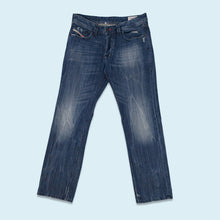 Lade das Bild in den Galerie-Viewer, Diesel Hose &quot;Larkee&quot; low waist Made in Italy, blau, 32/32
