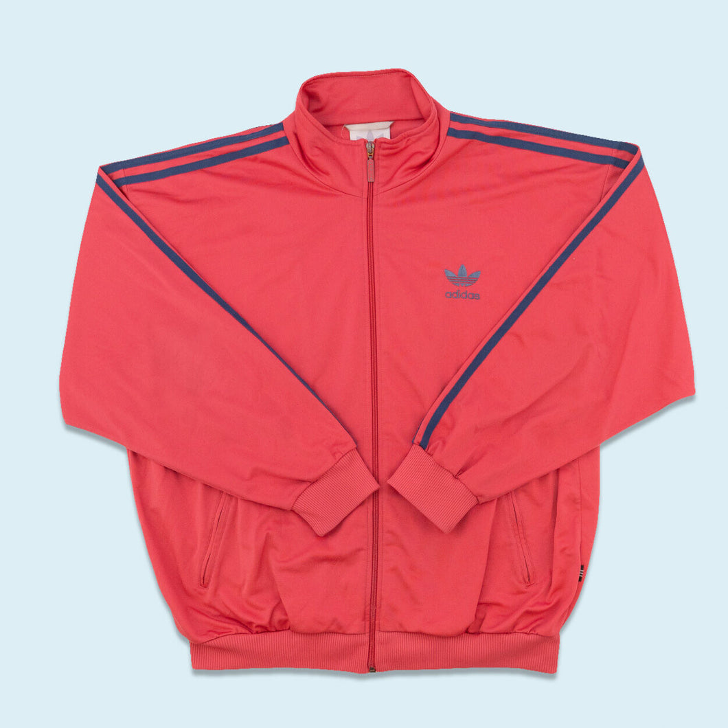 Adidas Trainingsjacke 90er, pink/rot, L/XL – Vintage Allstars