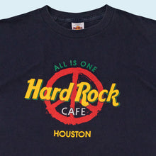 Lade das Bild in den Galerie-Viewer, Hard Rock Cafe T-Shirt &quot;Houston&quot; 90er Made in the USA, blau, XL breit

