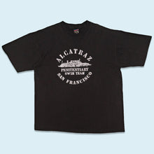Lade das Bild in den Galerie-Viewer, Soffe&#39;s Choice T-Shirt &quot;Alcatraz Swimming Team&quot; 90er single stitch Made in the USA, schwarz, XL
