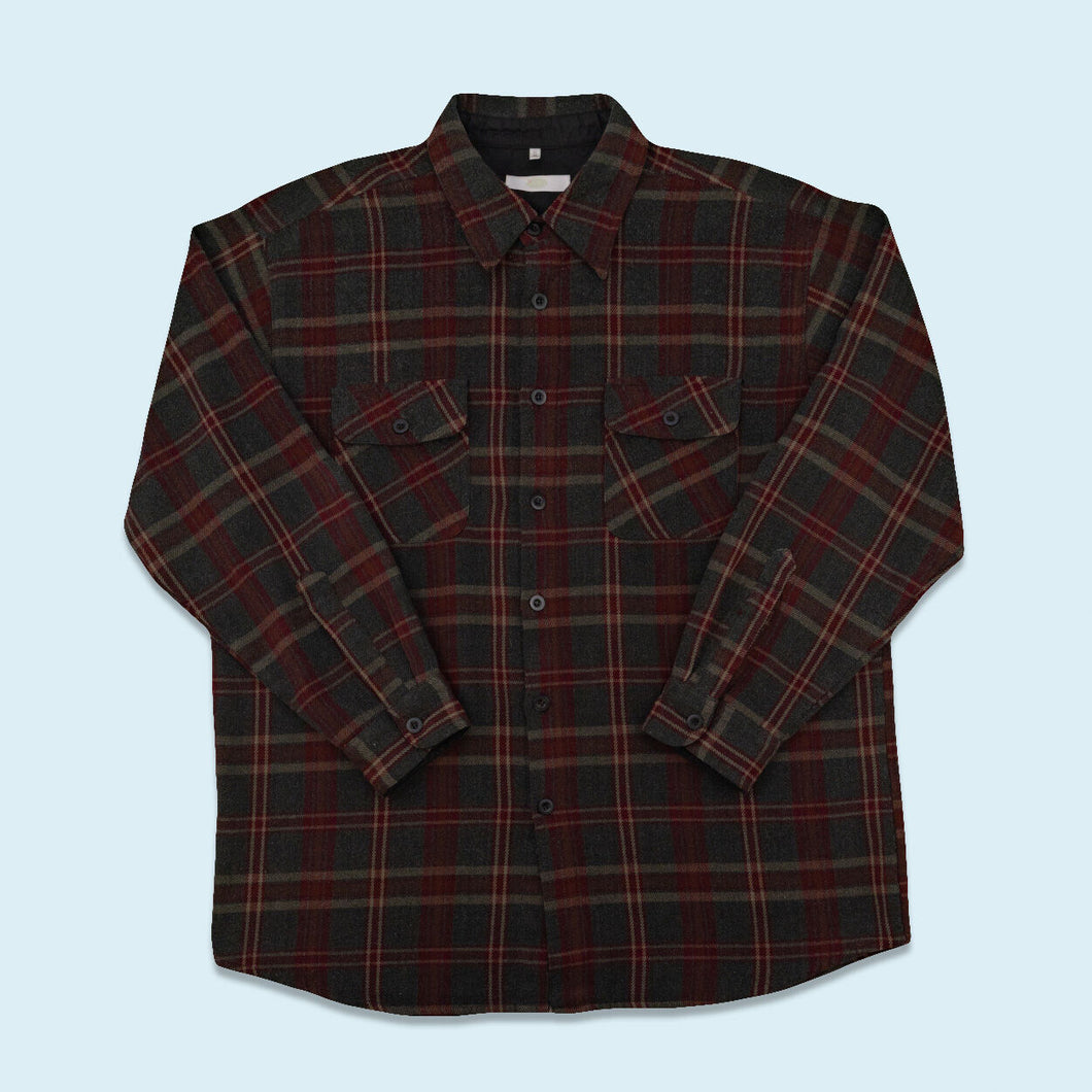 Marca Hemd 00er, rot/grau, XL/XXL