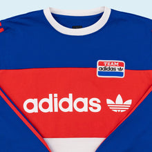 Lade das Bild in den Galerie-Viewer, Adidas Sweatshirt 2004, blau/rot/weiß, M/L

