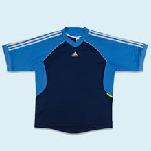 Lade das Bild in den Galerie-Viewer, Adidas Equipment Trikot 90er Made in England, blau, L
