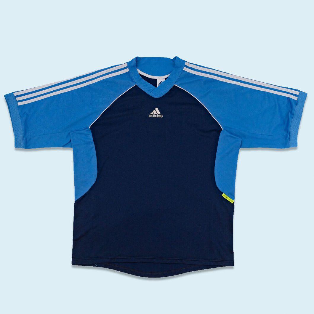 Adidas Equipment Trikot 90er Made in England, blau, L