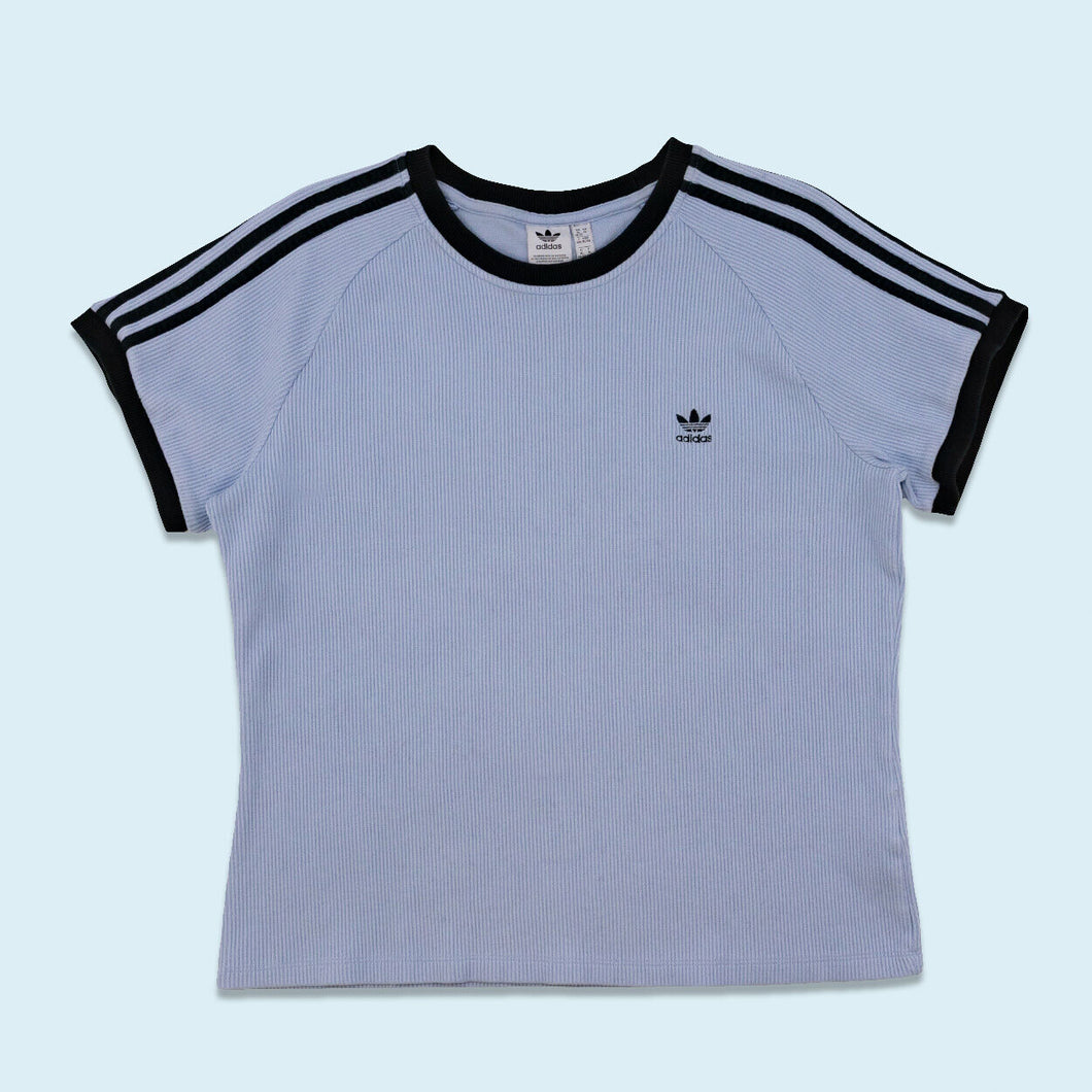 Adidas T-Shirt 2023, blau/flieder, L/XL Damen