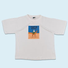Lade das Bild in den Galerie-Viewer, M&amp;M T-Shirt &quot;TINTIN Dubai&quot; 90er, weiß, L/XL
