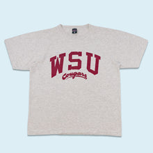 Lade das Bild in den Galerie-Viewer, MV Sports T-Shirt &quot;Washington State University Cougars&quot; 90er single stitch Made in the USA, grau, L
