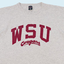 Lade das Bild in den Galerie-Viewer, MV Sports T-Shirt &quot;Washington State University Cougars&quot; 90er single stitch Made in the USA, grau, L
