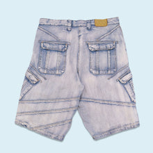 Lade das Bild in den Galerie-Viewer, Pelle Pelle Shorts 2000er Y2K, blau, 42
