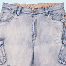 Lade das Bild in den Galerie-Viewer, Pelle Pelle Shorts 2000er Y2K, blau, 42

