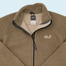 Lade das Bild in den Galerie-Viewer, Jack Wolfskin Fleece Jacke &quot;sherpa lined&quot; 2002 Made in Portugal, grau/braun, XL/XXL
