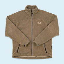 Lade das Bild in den Galerie-Viewer, Jack Wolfskin Fleece Jacke &quot;sherpa lined&quot; 2002 Made in Portugal, grau/braun, XL/XXL
