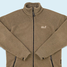 Lade das Bild in den Galerie-Viewer, Jack Wolfskin Fleece Jacke &quot;sherpa lined&quot; 2002 Made in Portugal, grau/braun, XL/XXL
