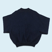Lade das Bild in den Galerie-Viewer, Alphorn Bomberjacke &quot;heavy Wool&quot; 90er, blau, XL
