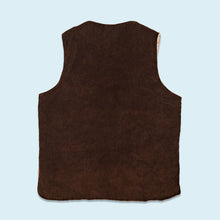 Lade das Bild in den Galerie-Viewer, Cordweste &quot;sherpa lined&quot; 90er/00er, braun, L
