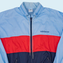 Lade das Bild in den Galerie-Viewer, Adidas Trainingsjacke 90er, blau/rot, L
