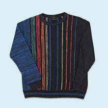 Lade das Bild in den Galerie-Viewer, Carlo Colucci Strickpullover 00er Made in Italy, mehrfarbig, L
