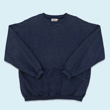 Lade das Bild in den Galerie-Viewer, S.Oliver Sweatshirt 90er, blau, XL breit
