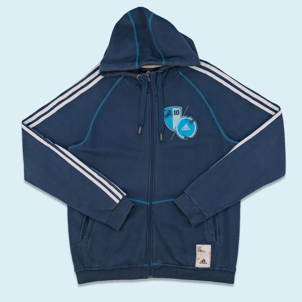 Adidas Zip Hoodie 2011, blau, L/XL