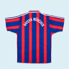 Lade das Bild in den Galerie-Viewer, Adidas Trikot &quot;FC Bayern München&quot; 1995-97 Made in England, blau/rot, S/M
