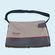 Lade das Bild in den Galerie-Viewer, ISC Sports Sporttasche &quot;Mercedes Sport Design&quot; 80er/90er, blau/grau
