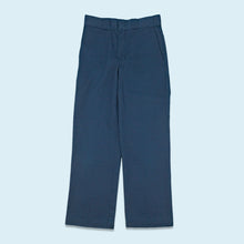 Lade das Bild in den Galerie-Viewer, Dickies Hose &quot;Work Pants Chino&quot; 1997 Made in the USA, blau, 27/30
