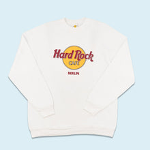 Lade das Bild in den Galerie-Viewer, Hard Rock Cafe Sweatshirt &quot;Berlin&quot; 90er/00er, weiß, L/XL
