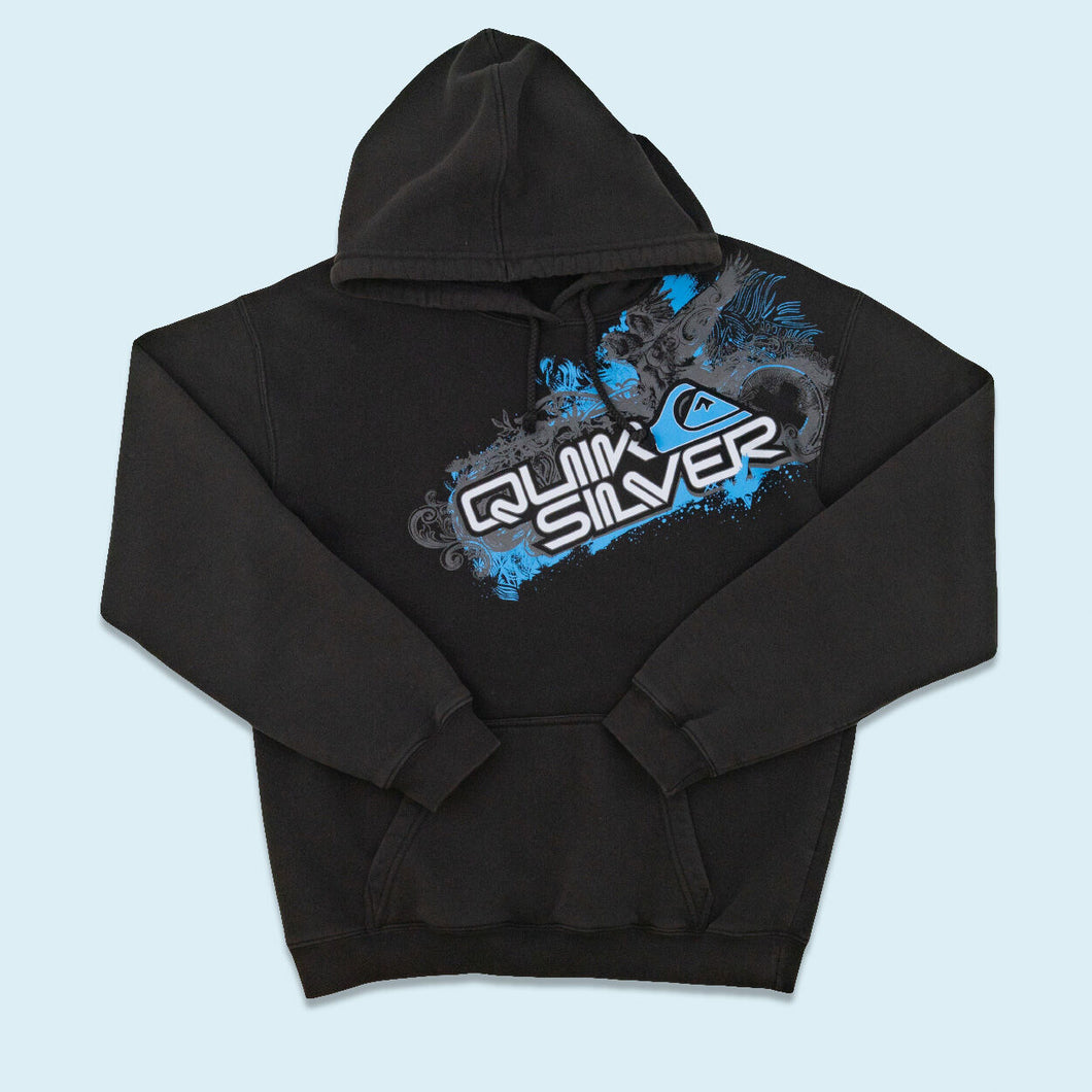 Quiksilver Hoodie 00er, schwarz, M