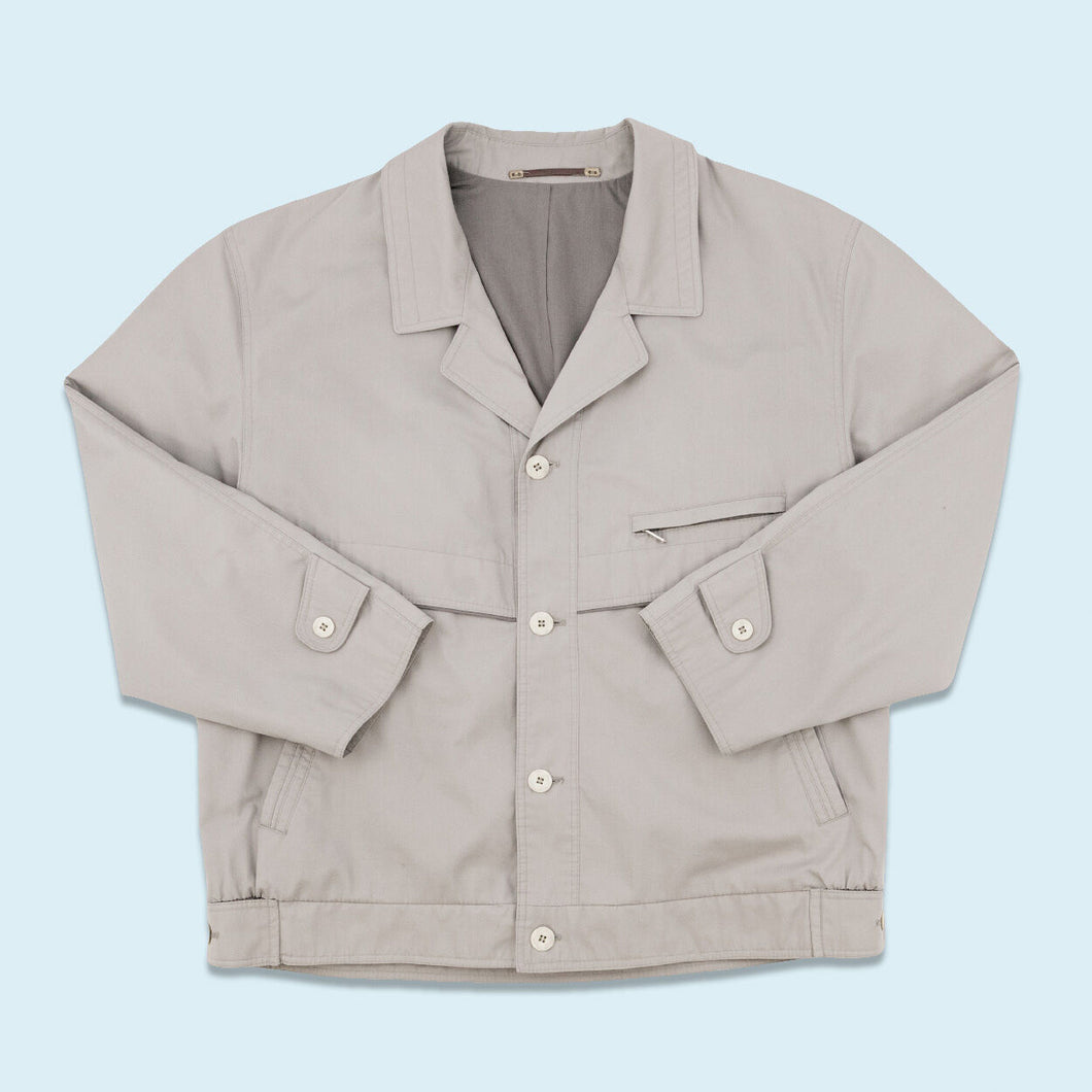 Jacke 80er/90er, grau, XL